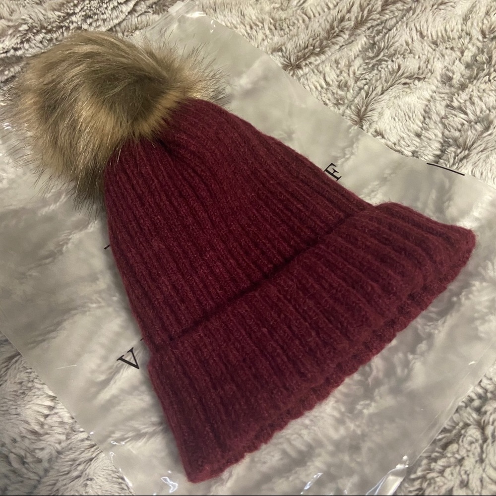 Virginia Wolf NYC | Burgundy Knit Beanie